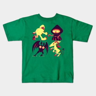 Pixel Cryptids Kids T-Shirt